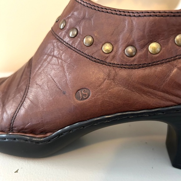 Josef Seibel Kendra Crinkle Leather Ankle Shoe/Bootie Cognac Size EU41/US10-10.5 - Picture 6 of 16
